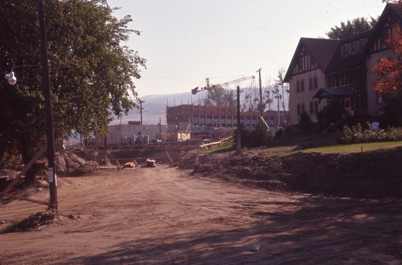 R.B.A. Cragg fonds, file #1989.009.052, slide 1380: New construction at Royal Inland Hospital. September 29, 1963.